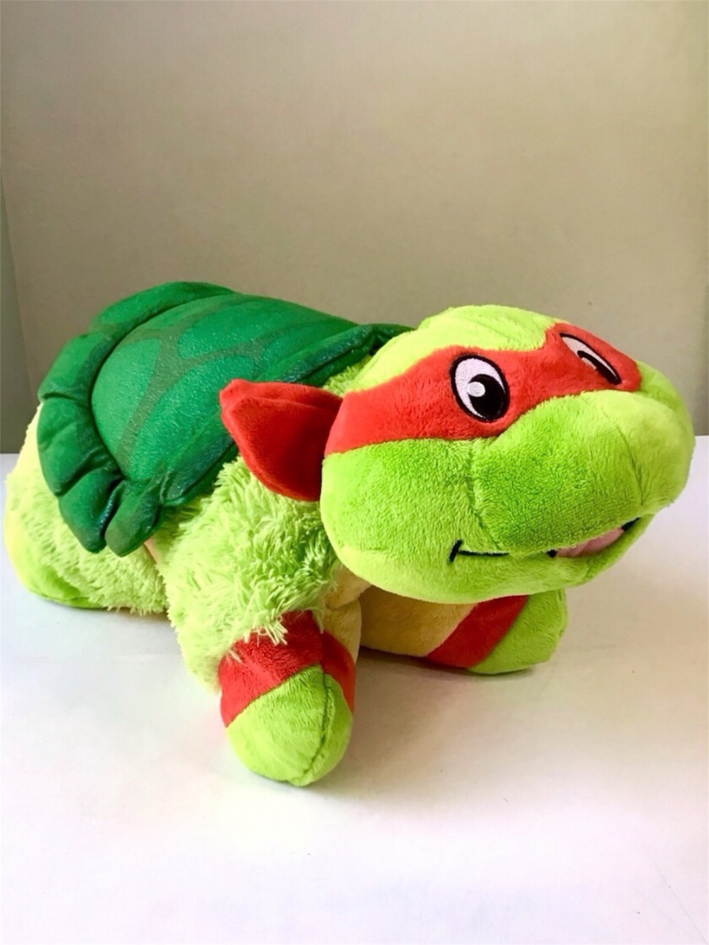 Pillow Pets Teenage Mutant Ninja Turtles Raphael 18”Plush TMNT Nickelodeon 2015